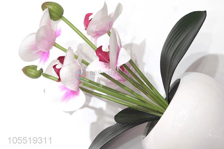 Wholesale Office Home Decorative Butterfly Orchid Simulation Bonsai