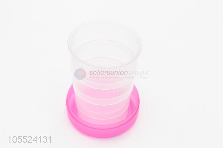 Cheap Professional Non-toxic Portable Silicone Collapsible Travel Cup with Lid