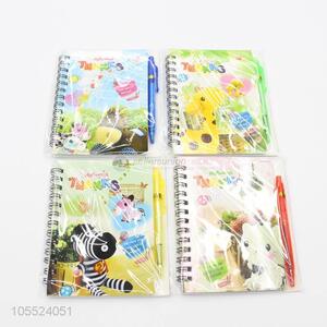 Promotional Item Cartoon Animal Cover Students Spiral NoteBook