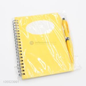 China Factory Yellow Cover Spiral NoteBook Office School Supplies