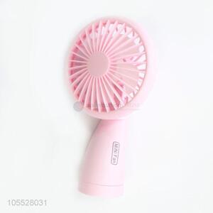 Factory Price Girl Pink Mini Hand-held Fan with USB Charging