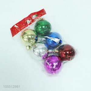Customized cheap colorful plastic Christmas ball set