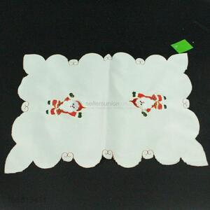 Hot selling embroidered pvc Christmas handkerchief