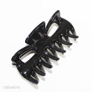 Cheap custom black bowknot shape women hair claw clip