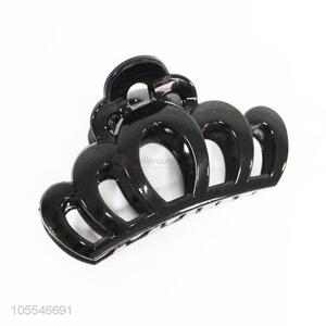 Fashion black crown shape hair claw clip for women