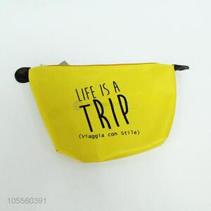 Simple Low Price Solid Color Cosmetic Bag