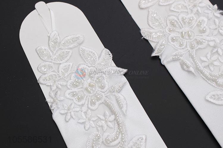 Best Selling Rhinestone Woman Gloves For Wedding Party