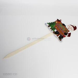 Promotional popular wooden Christmas decoration stick