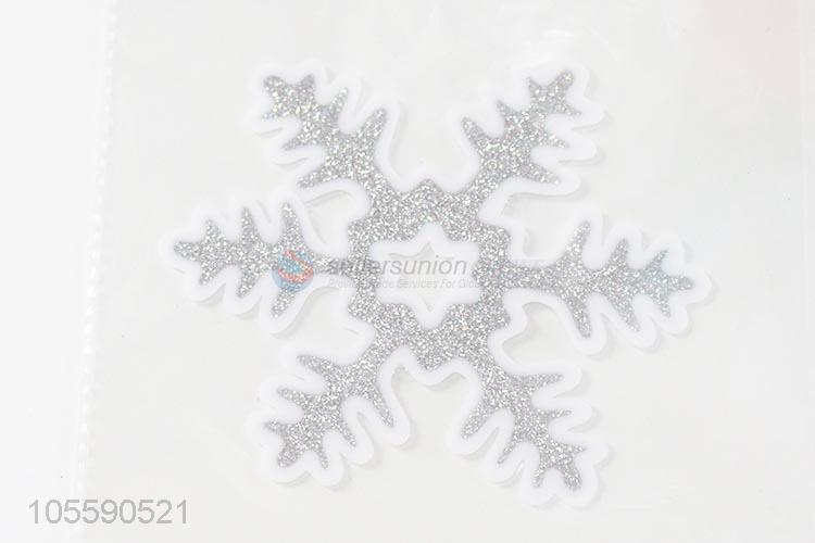 Fashion Design Snowflake Christmas Decorative Jelly Sticker