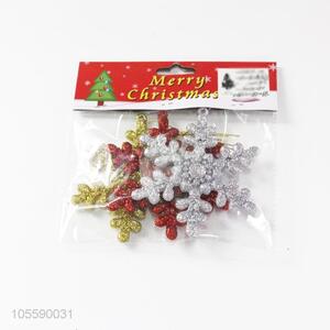 Hot Sale Plastic Christmas Snowflake Ornament Best Decoration