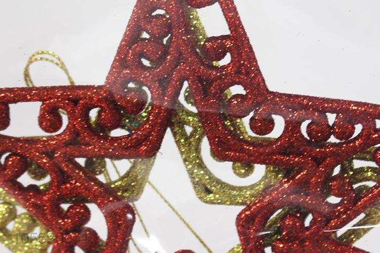 Best Price Plastic Christmas Star Hanging Tree Ornament