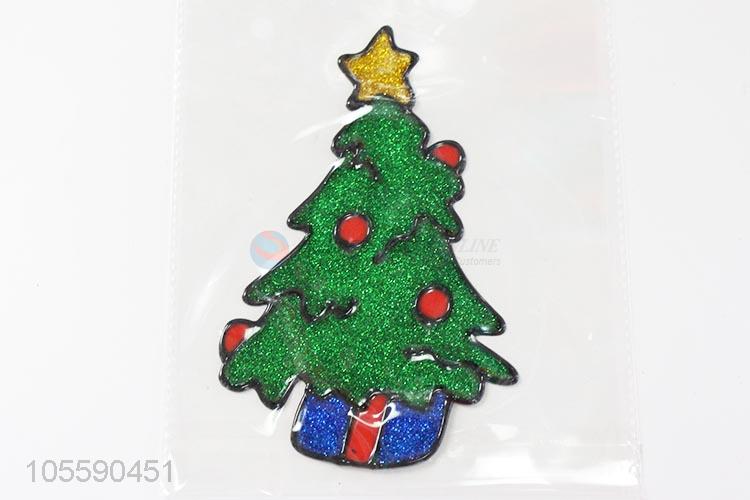 High Quality Christmas Tree Shape Multipurpose Christmas Jelly Sticker