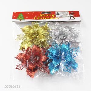 Creative Design Handmade Plastic Flower Christmas Decoration