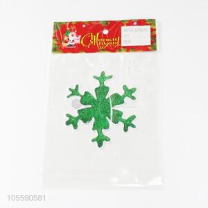 New Arrival Christmas Snowflake Shape Jelly Sticker Fashion Decoration