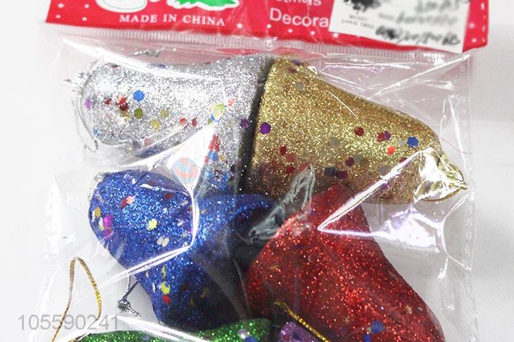 Cute Plastic Colorful Bell Christmas Ornament Best Christmas Decoration