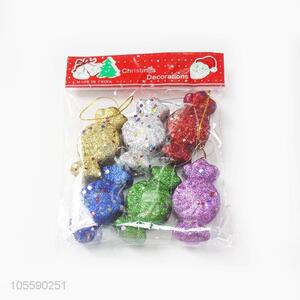 Fashion Colorful Candy Shape Christmas Hanging Ornament Plastic Decoration