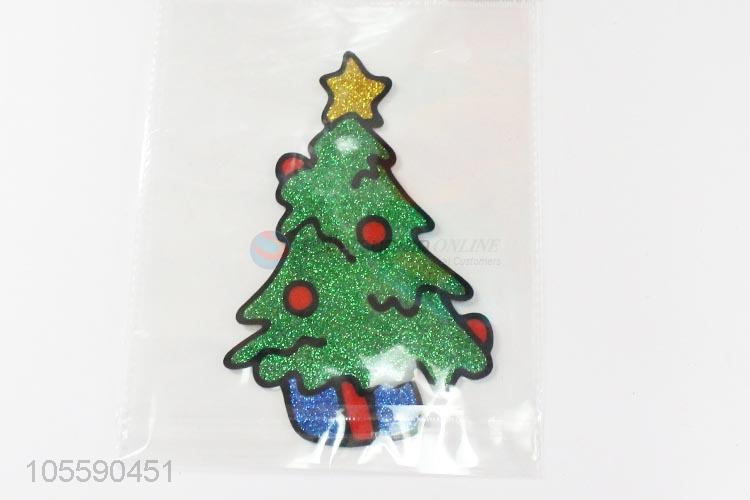 High Quality Christmas Tree Shape Multipurpose Christmas Jelly Sticker