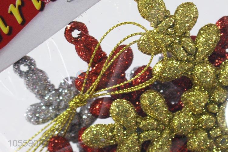 Hot Sale Plastic Christmas Snowflake Ornament Best Decoration