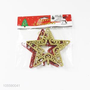 Best Price Plastic Christmas Star Hanging Tree Ornament