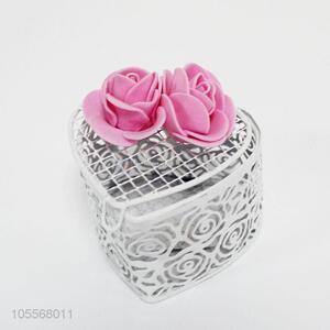 Factory Direct Heart Shaped Iron Candy Box