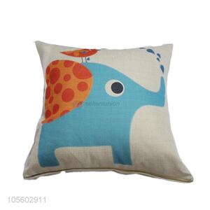 China Supply Cute Elepant Printing Boster Case Pillow Cover for Home