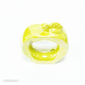 Cheap Price Yellow Ceramic Decoration Crafts for Sale