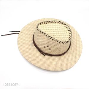 Top manufacturer knitted cowboy hat summer sun hat