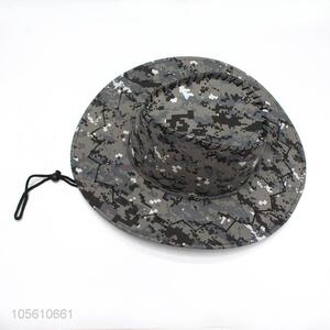 Hot sale camouflage color polyester cowboy hat for men