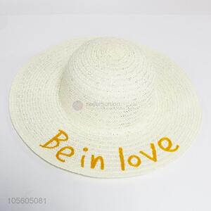 Fashion Design Ladies Beach Hat Best Summer Woven Sun Hat