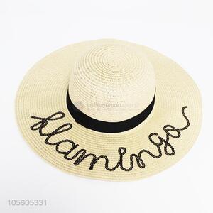 High Quality Woven Beach Hat Fashion Ladies Sun Hat