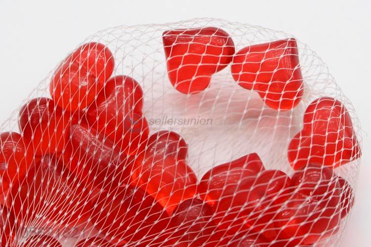 Excellent Quality Red Love Shape Acrylic Decoration Crafts