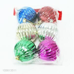 Competitive Price 6pcs Colorful Christmas Decoration Balls
