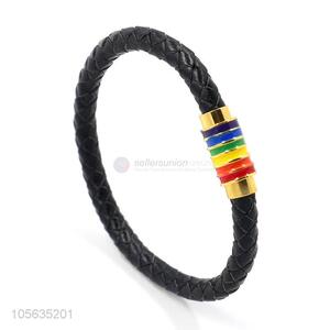 China supplier mens retro handmade rope hand braided bracelet