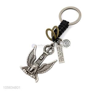 High quality retro matte alloy eagle shape <em>key</em> ring <em>key</em> holder for <em>men</em>