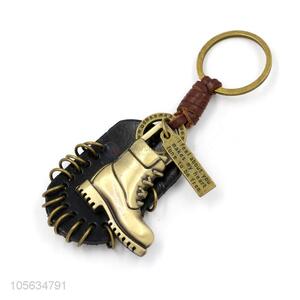 Best sale <em>men</em> vintage matte zinc alloy boot shape <em>key</em> ring <em>key</em> <em>chain</em>