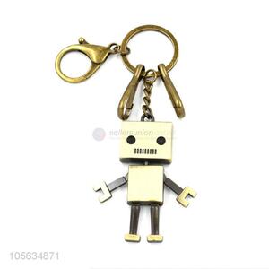 China maker <em>men</em> vintage matte zinc alloy robot shape <em>key</em> ring <em>key</em> <em>chain</em>