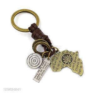 High class retro matte alloy letters charms <em>key</em> ring <em>key</em> holder for <em>men</em>