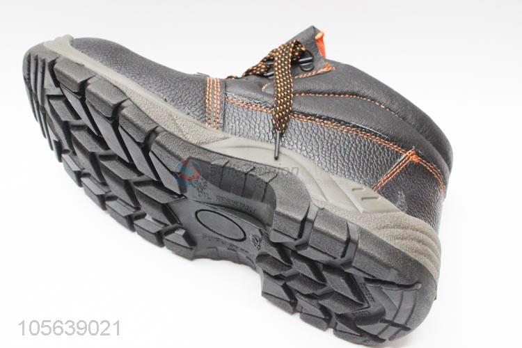 New fashionable genuine leather safety shoes with steel toe