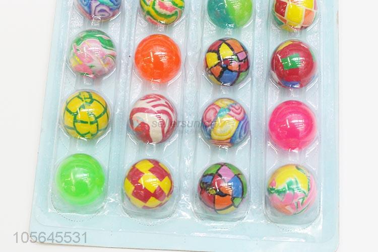 Good sale rubber jumping stretch printed bouncy ball