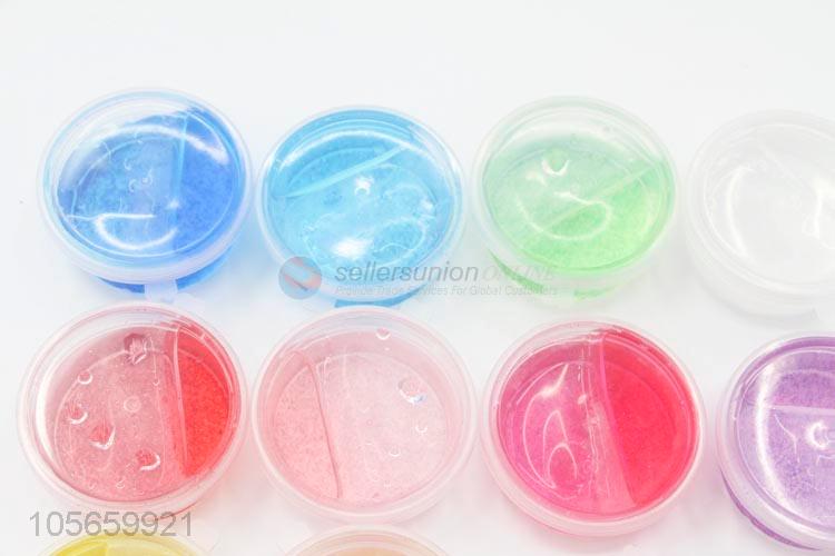 Newest 12 Colors DIY Kid Gift Crystal Plasticine
