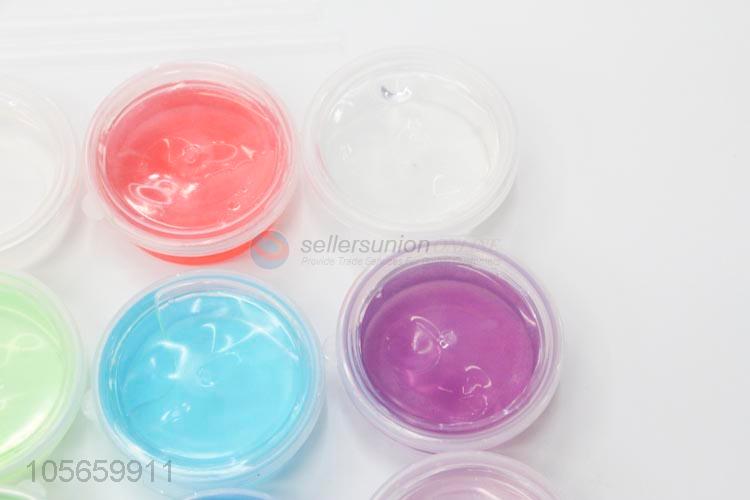 New Useful 12 Colors Kids Baby Fun Toys Crystal Plasticine