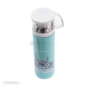 Cartoon Pattern Stainless Steel Vacuum Bottle With Cup