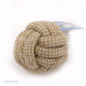Cheap Price Pet Cat Chew Toys Weave Cotton Rope Ball