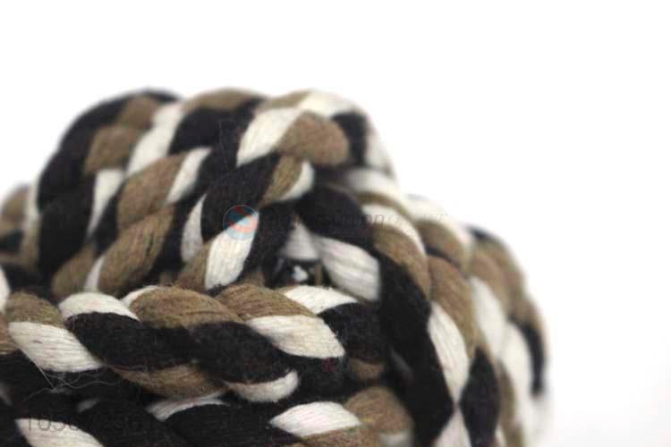 Low Price Dog Cotton Rope Ball Toy Pet Dogs Cats Training