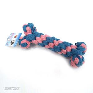 Unique Design  Bone Shape Pet Training Cotton Rope Toy