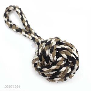 Low Price Dog Cotton Rope Ball Toy Pet Dogs Cats Training