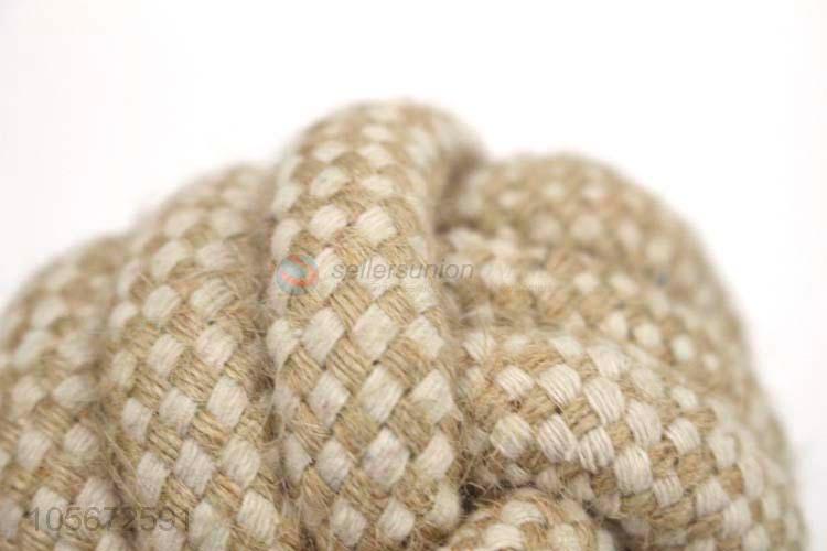 Cheap Price Pet Cat Chew Toys Weave Cotton Rope Ball