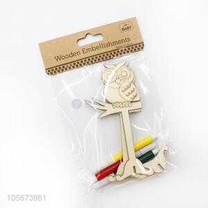 Delicate Design DIY Coloring Wooden Embellishments