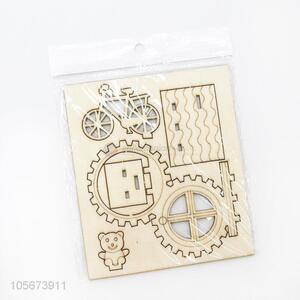 High Quality DIY Craft Set Wooden Embellishments