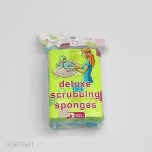 Promotional cheap heavy duty kitchen scouring pads/cleaning sponges